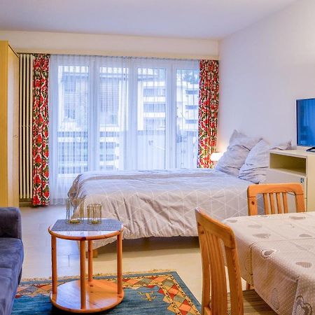 Willkommen-Gemütlich, Balkon, Parkplatz direkt in St Moritz Exterior foto